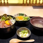 牛タン専門店 濱たん - ランチ 日替わり 牛タンの角煮丼