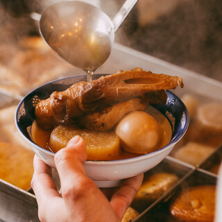 Exquisite oden simmered for over 5 hours