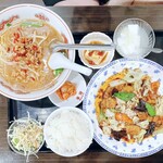 龍泉 - 回鍋肉定食　980円