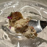 プチレストラン ブーケ・ド・フランス - 濃厚な味わいの毛蟹の剥き身