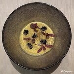 プチレストラン ブーケ・ド・フランス - 玉蜀黍とキャビアと生海胆のスープ