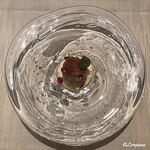 プチレストラン ブーケ・ド・フランス - 毛蟹のファルス毛蟹のジュのジュレ