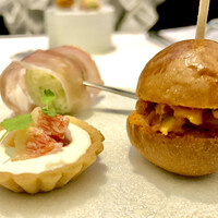 ザ モメンタム バイ ポルシェ - アミューズ　イタリア仔牛のトリッパと無花果とストラッチャテッラと言うチーズ