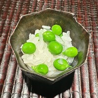 ぬま田 - 飛騨高山　スナップエンドウ　飯蒸し