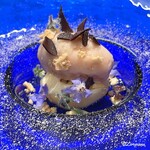 プチレストラン ブーケ・ド・フランス - 白桃のコンポートと白桃のシャーベットと白桃のジュレ