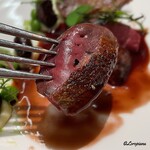 プチレストラン ブーケ・ド・フランス - フランス産のピジョンのロティ