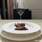 プチレストラン ブーケ・ド・フランス - Winemakers Notes by Andrew Peace Batch 108と穴子のポシェとフォアグラのソテー