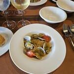 オステリア プロフーモ - 真鯛とあさりのアクアパッツァ風(ハーフ)