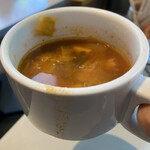 212353807 - スープは美味しかったけど、カップの汚れが気になった