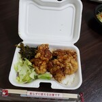 パックマン - やわらかジューシーな唐揚げが5コも！