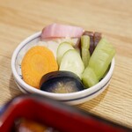 あさだ - きっと隠れた名物のお漬物