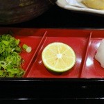 極浄うどん うだま - 2012.11ちく玉天生醤油