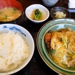 旬菜織部 - 2012.11とんかつ玉子とじ定食