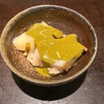 鮨菜 和喜智 - 蝦夷鮑　肝ソース