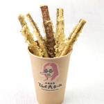 Stick burdock tempura