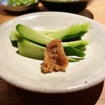 高太郎 - 鯛味噌　胡瓜