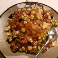 パンダ レストラン - 貝柱と野菜のあんかけ炒飯￥1600
