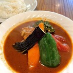 スープカレー カムイ - チキン野菜カレー