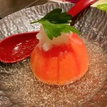 さんか亭 - トマトサラダ