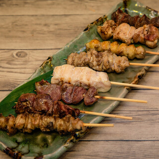 沖縄のやんばる鶏使用◆備長炭で炙るジューシーな焼鳥をどうぞ