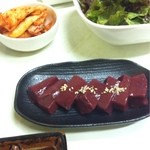 大幸園 - レバブツ焼。880円