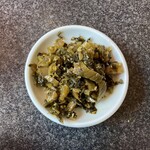 天ぷら 天まる - 無料の高菜漬け