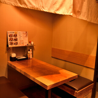 Enjoy a relaxing meal in a stylish, modern Japanese private room.