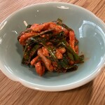 Special chicken skin chive kimchi