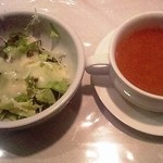 Guratanhausupan - 今日のスープ＆サラダ（ランチ・レディース共通）