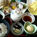 道の駅 みつ シーサイドレストラン 魚菜屋 - 瀬戸膳