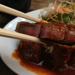 洋食の朝日 - 断面♡