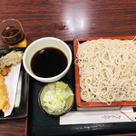 Soba Dokoro Yabu - ♪天もりそば￥700 + 大盛¥100