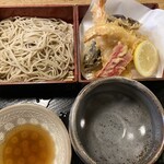 蔵 - 天もり蕎麦　天ぷら７種と冷たい蕎麦