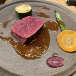 Yamaneko Baru - 4000円コース  鹿肉ステーキ