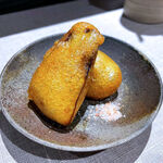 焼鳥ごくう 奥 - ナスのフリット