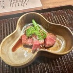 鎌倉 北じま - 2023.6.  37ヶ月飼育の葉山牛「葉山石井牛」の焼物