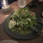 Jose Luis Karuizawa - イベリコ豚ベーコン炙りとクレソン　野菜のサラダ