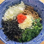 Mentaiko cheese Mazesoba (Soupless noodles)