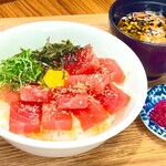 Tuna yukke bowl