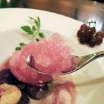 ラバンビーノ - 葡萄のグラニテ。