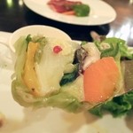 ラバンビーノ - 野菜のテリーヌ　アンチョビソース。