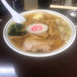 佐野ラーメン 飛龍 - メンマラーメン　ニンニクトッピング