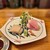 小料理とめ丸ブルース - 料理写真:お造り　金目鯛と平貝
