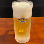 どろめ - 生ビール 600円。