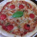 イタリア人のカフェ ベルデマーレ - ベルデマーレピザのランチセット1500円