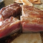 鉄板焼 貴布祢 - サーロイン2回目