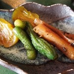 鉄板焼 貴布祢 - 漬物