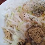 あっ晴れ - まぜそばノーマル、魚粉トッピング