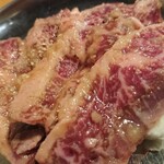 カウンター焼肉かるび - 塩ハラミ