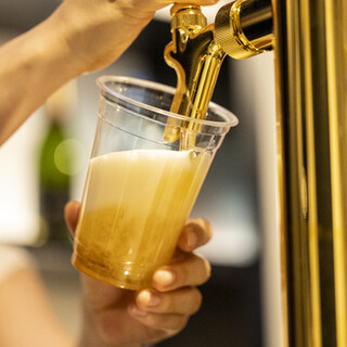 All-you-can-drink includes draft beer!